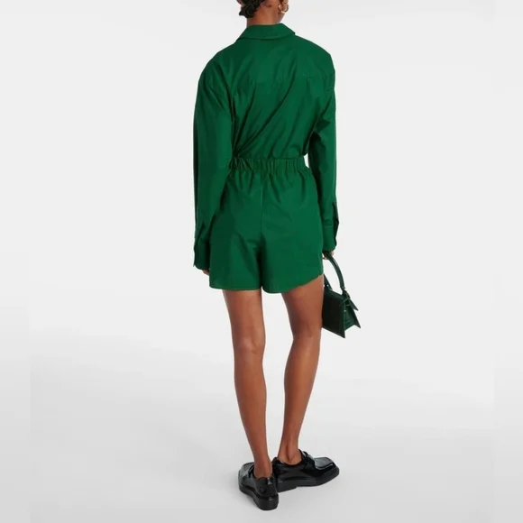 The Frankie Shop Lui High Rise Cotton Shorts - Picture 2 of 11